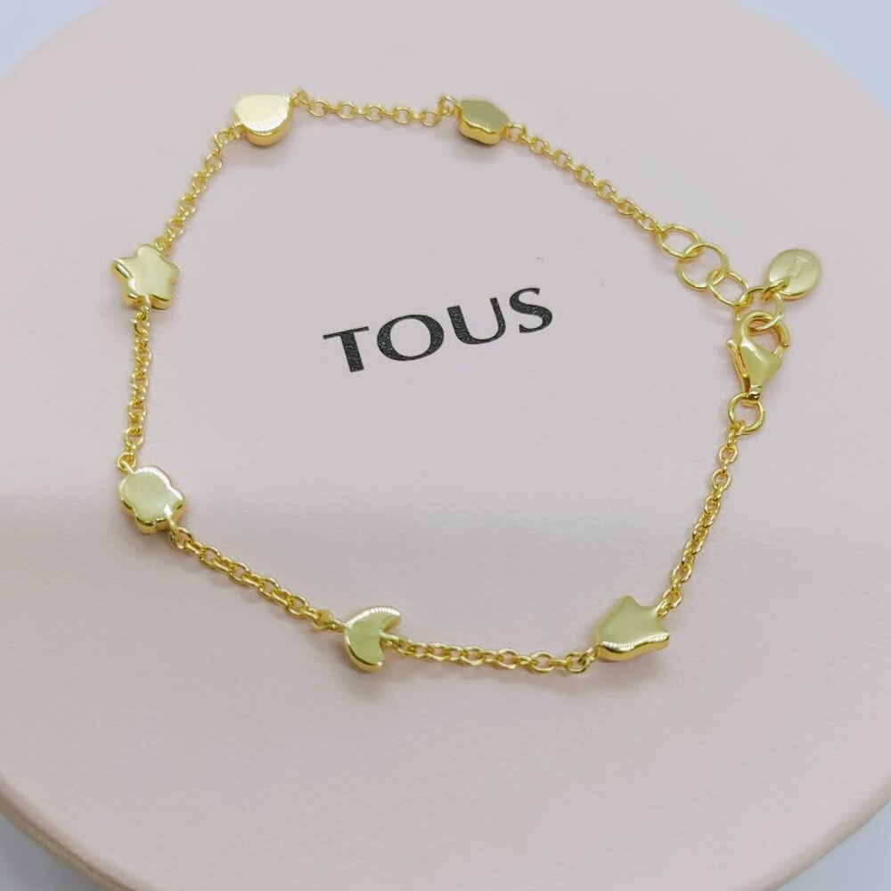 TOUS Bracelet Glory Bracelet in Silver Vermeil with five Gemstones Bracelet - Picture 3 of 7